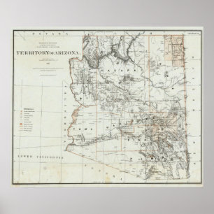 Territorium av Arizona Poster