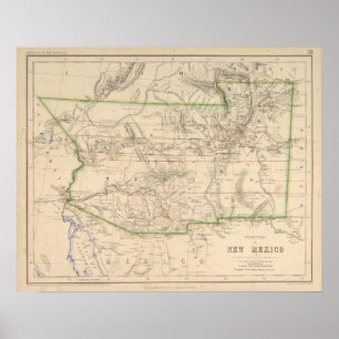 Territorium av nytt - mexico poster