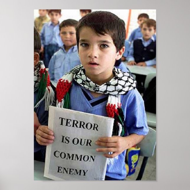 Terror är vår gemensamma fiende-Poster Poster (Framsidan)
