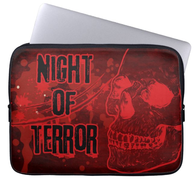 Terror Halloween Laptop Fodral (Framsidan)