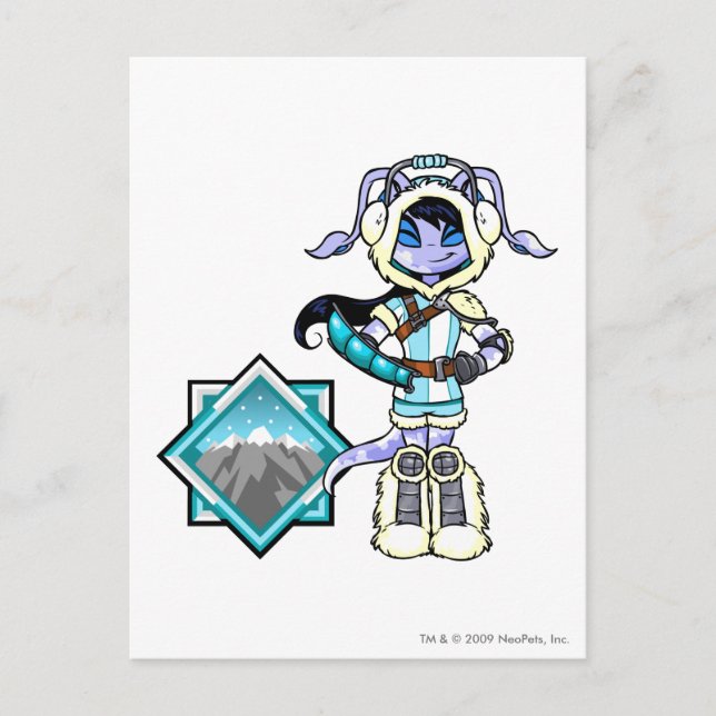 Terror Mountatin Team Kapten 1 Vykort (Framsida)