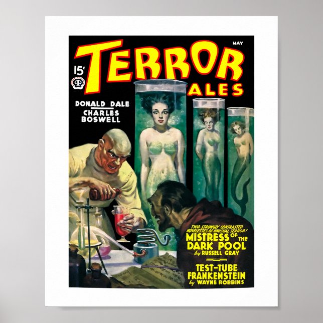 Terror Tales (maj 1940) Poster (Framsidan)