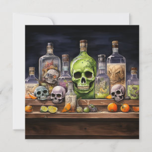 👻 Terror & Tequila Party 🍹 👻: Halloween Inbjudningar
