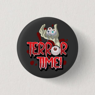 Terror Time Zombie Hand med Eyebollar Knapp
