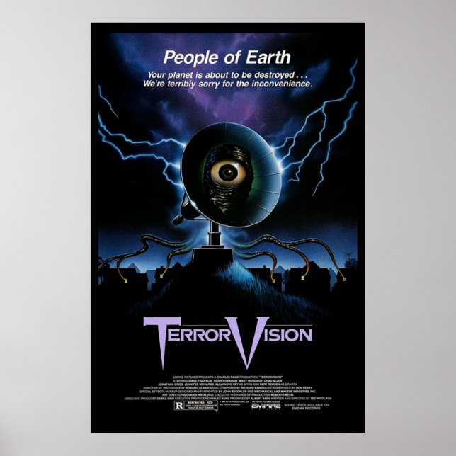 TERROR VISION POSTER (Framsidan)