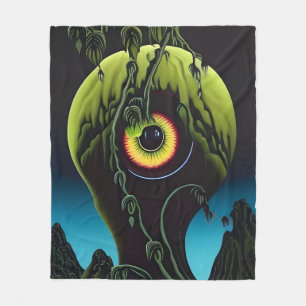 Terroranläggningen med Eyeball Fleecefilt