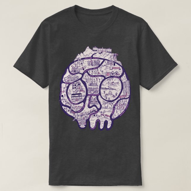 Terrorism karta t shirt (Design framsida)