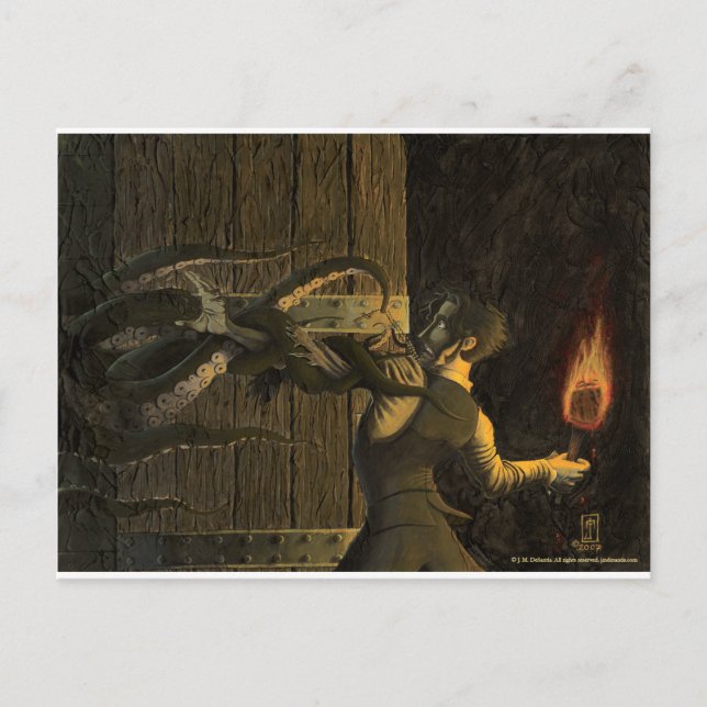 Terrorism utanför dörren - vykort (Framsida)