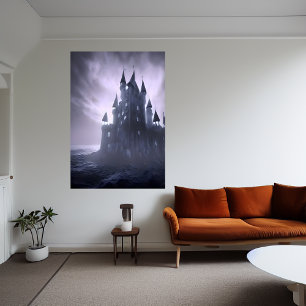 Terroristslottet i havet AI Art Poster