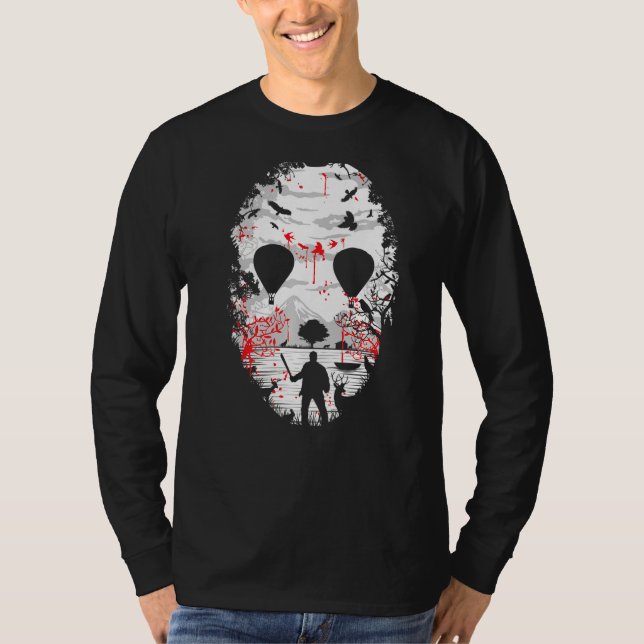Terrormask Sjö vid havet T Shirt (Framsida)