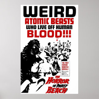 Terrorn i Party Beach Poster