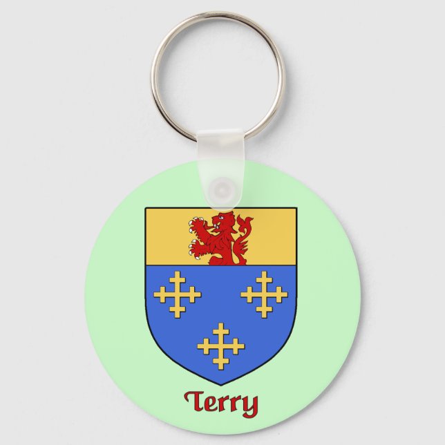 Terry Family Shield Keychain Nyckelring (Framsida)