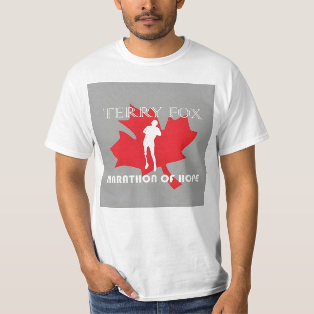 " Terry Fox Marathon of Hope" T Shirt (Framsida)