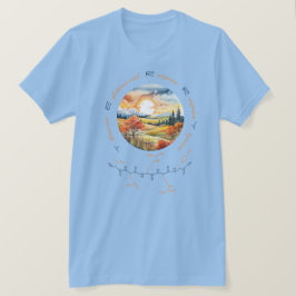 TERRY peptid, Måne 1 med anpassningsbar, ljus T Shirt