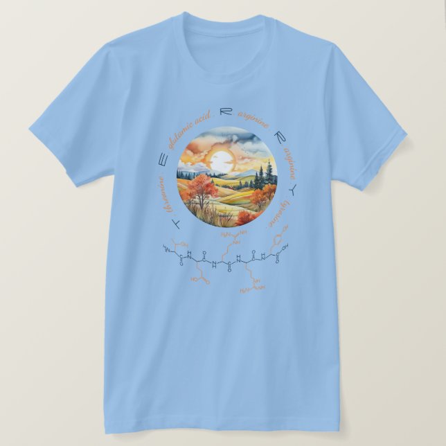 TERRY peptid, Måne 1 med anpassningsbar, ljus T Shirt (Design framsida)