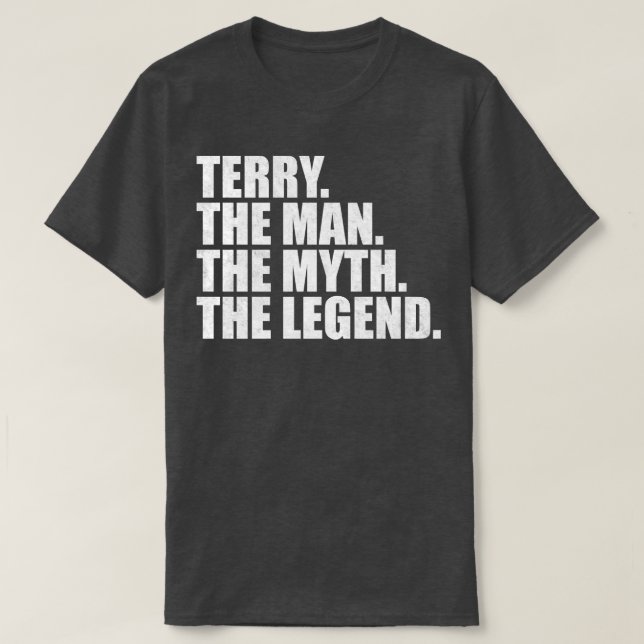 TerryTerry Namn Terry given namn T Shirt (Design framsida)