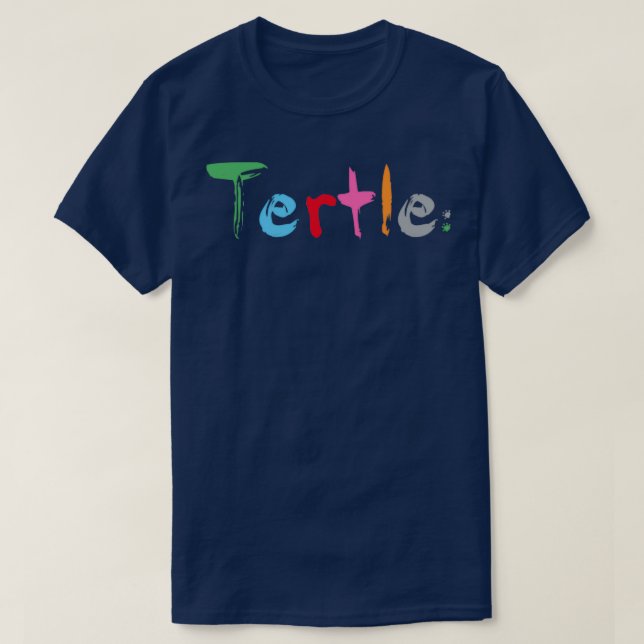 Tertle Paints T Shirt (Design framsida)
