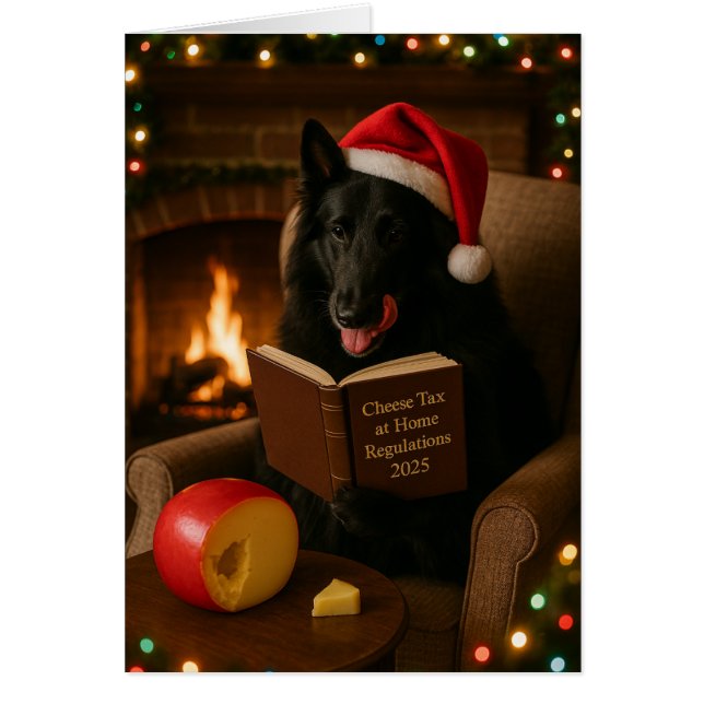 Tervuren 'Cheese Tax' Christmas card Hälsningskort (Framsidan)
