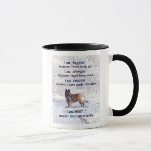 Tervuren mugg; Inspirera citationstecken Mugg