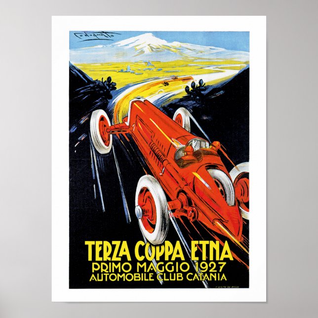 Terza Coppa Etna Poster (Framsidan)