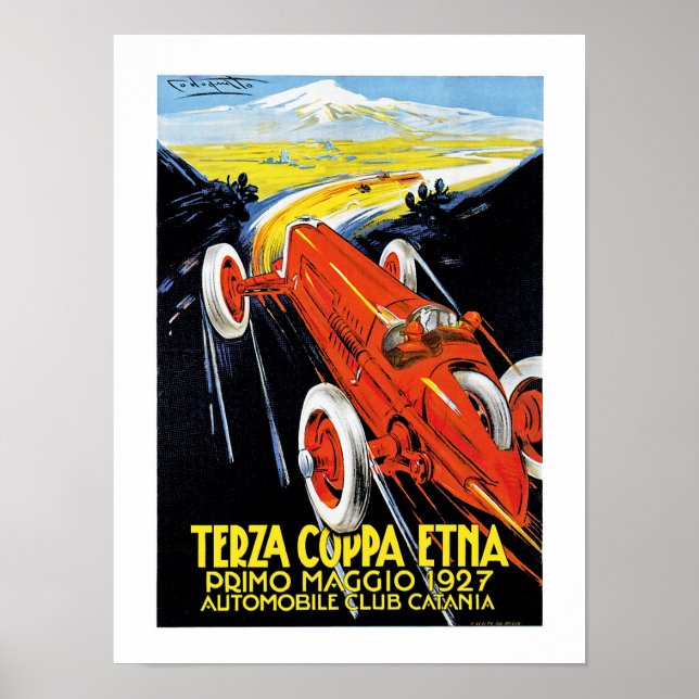 Terza Coppa Etna Poster (Framsidan)