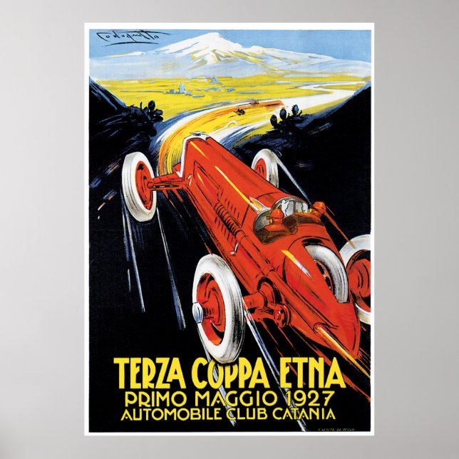 Terza Coppa Etna Poster (Framsidan)
