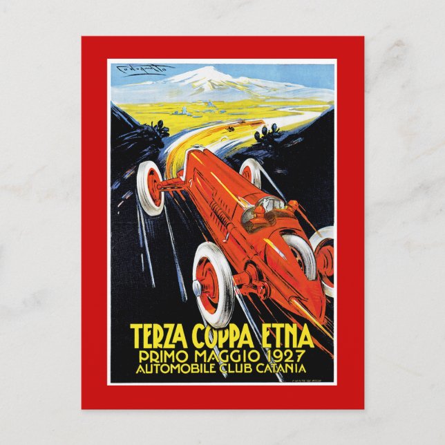 Terza Coppa Etna Vykort (Framsida)