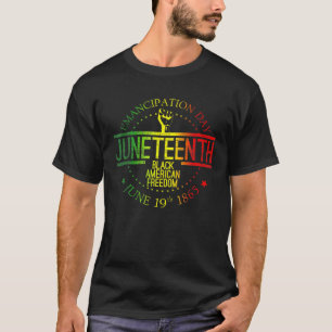 Teselfte svarta amerikanska frigörelsen t shirt