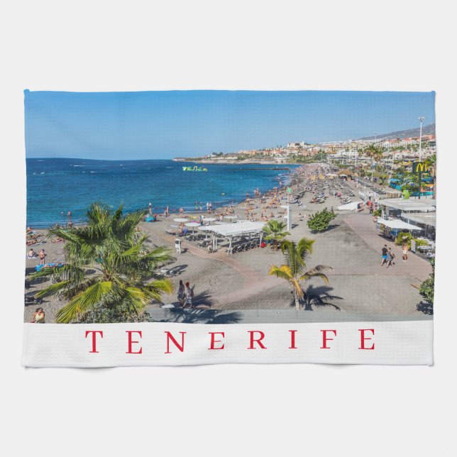 Teshandduva från Tenerife Kökshandduk (Horisontell)