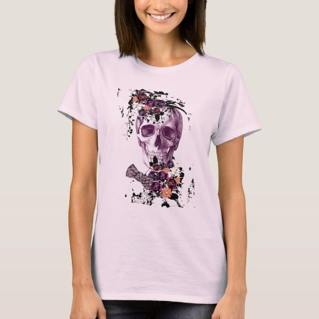 Teskjorta skallhuvud t shirt (Framsida)