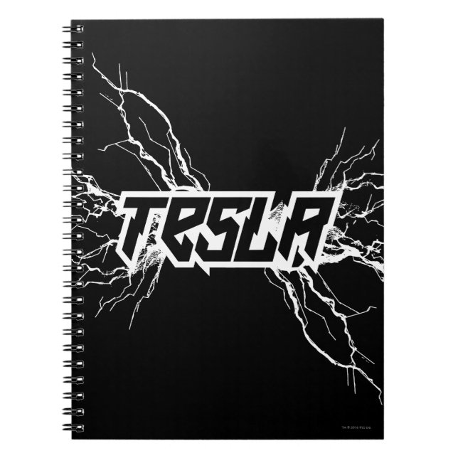 Tesla Anteckningsbok Med Spiral (Framsidan)