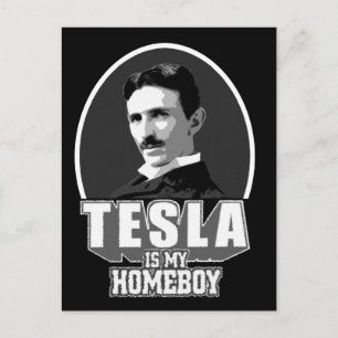 Tesla är min hempojke vykort