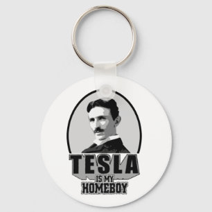 Tesla är min Homeboy Nyckelring