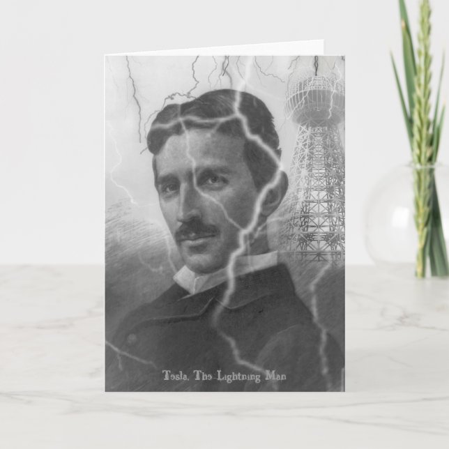 Tesla blixtmanen kort (Framsida)