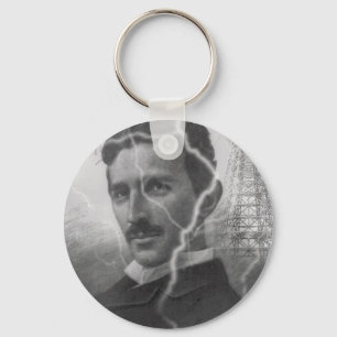 Tesla blixtmanen nyckelring