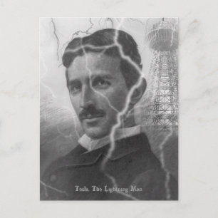 Tesla, Blixtmannen Vykort