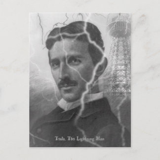 Tesla, Blixtmannen Vykort