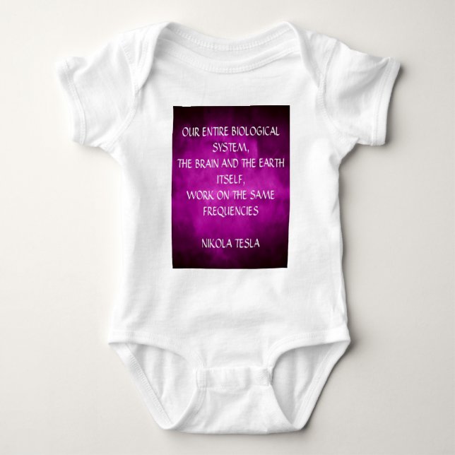 Tesla-citat om lila t shirt (Framsida)
