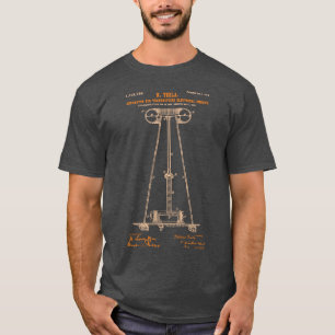 Tesla Coil Charcoal T Shirt