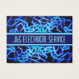 Tesla Coil Lightning Electrician Home Automation Visitkort