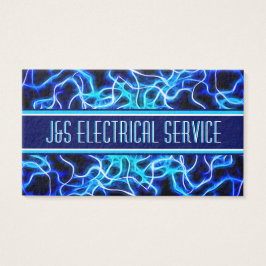 Tesla Coil Lightning Electrician Home Automation Visitkort
