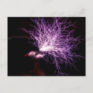 Tesla Coil Plasma Vykort