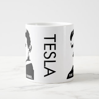 Tesla (Du är välkommen.) Jumbo Mugg