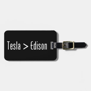 Tesla > Edison Bagagebricka