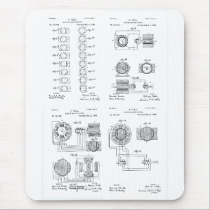 Tesla Elecro-Magnet motoriskt patent US381968 p Musmatta