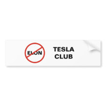 Tesla - enkel ANTI ELON TESLA-KLUBB