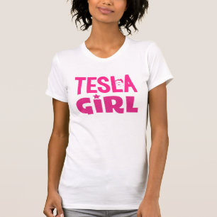Tesla flicka tee shirt