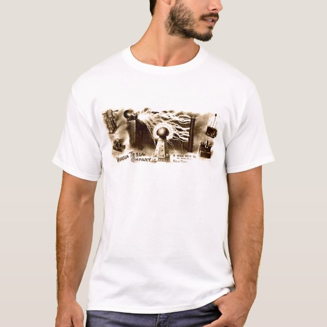 Tesla Letterhead Tee (Framsida)