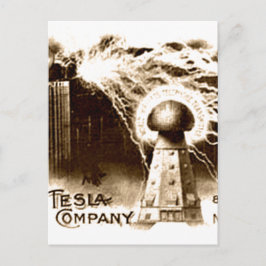 Tesla Letterhead Vykort