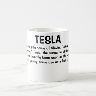 Tesla Namn Kaffemugg